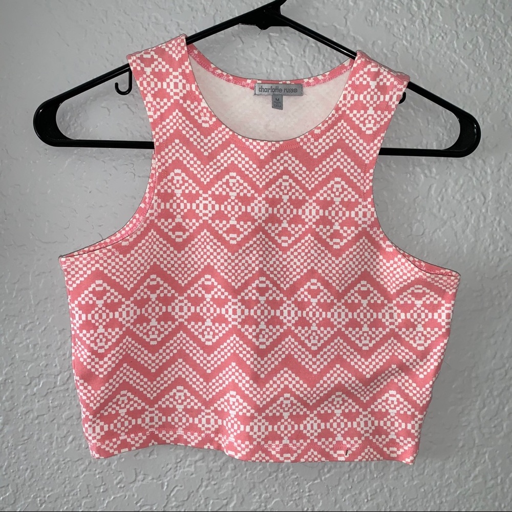 Pink crop top